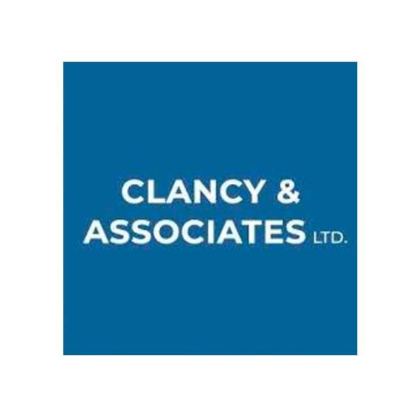 A blue square featuring the white, sans-serif text 