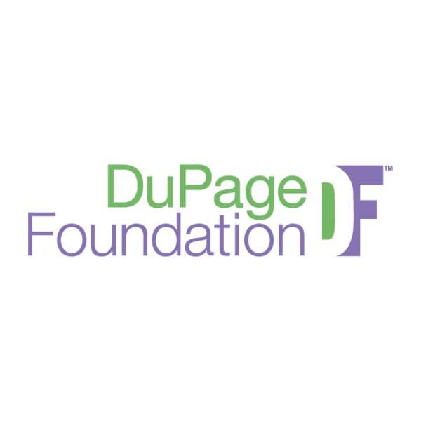 The DuPage Foundation logo, featuring the green text 
