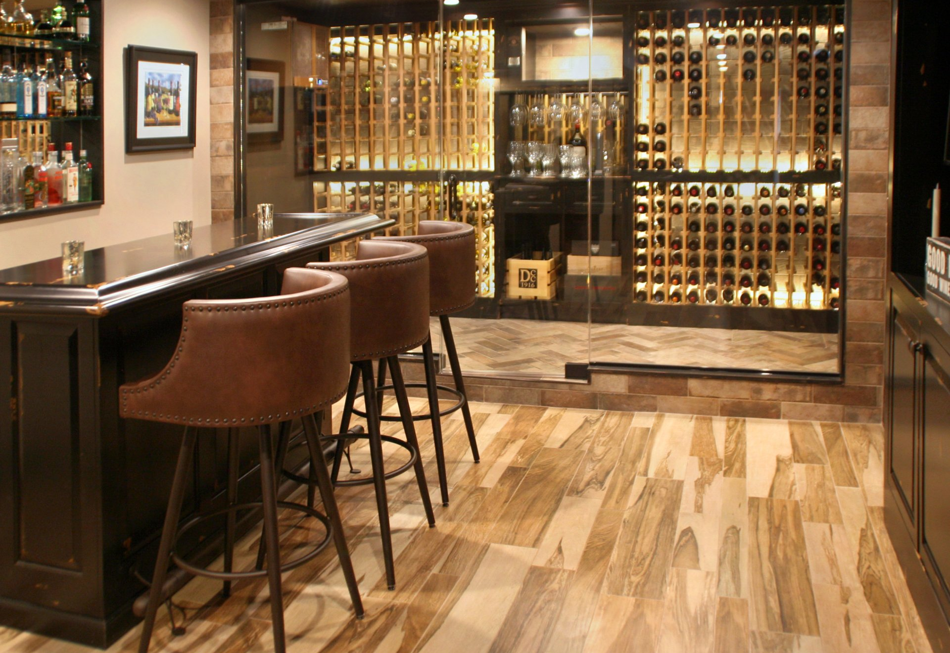 Custom Wine Room Pub Bar