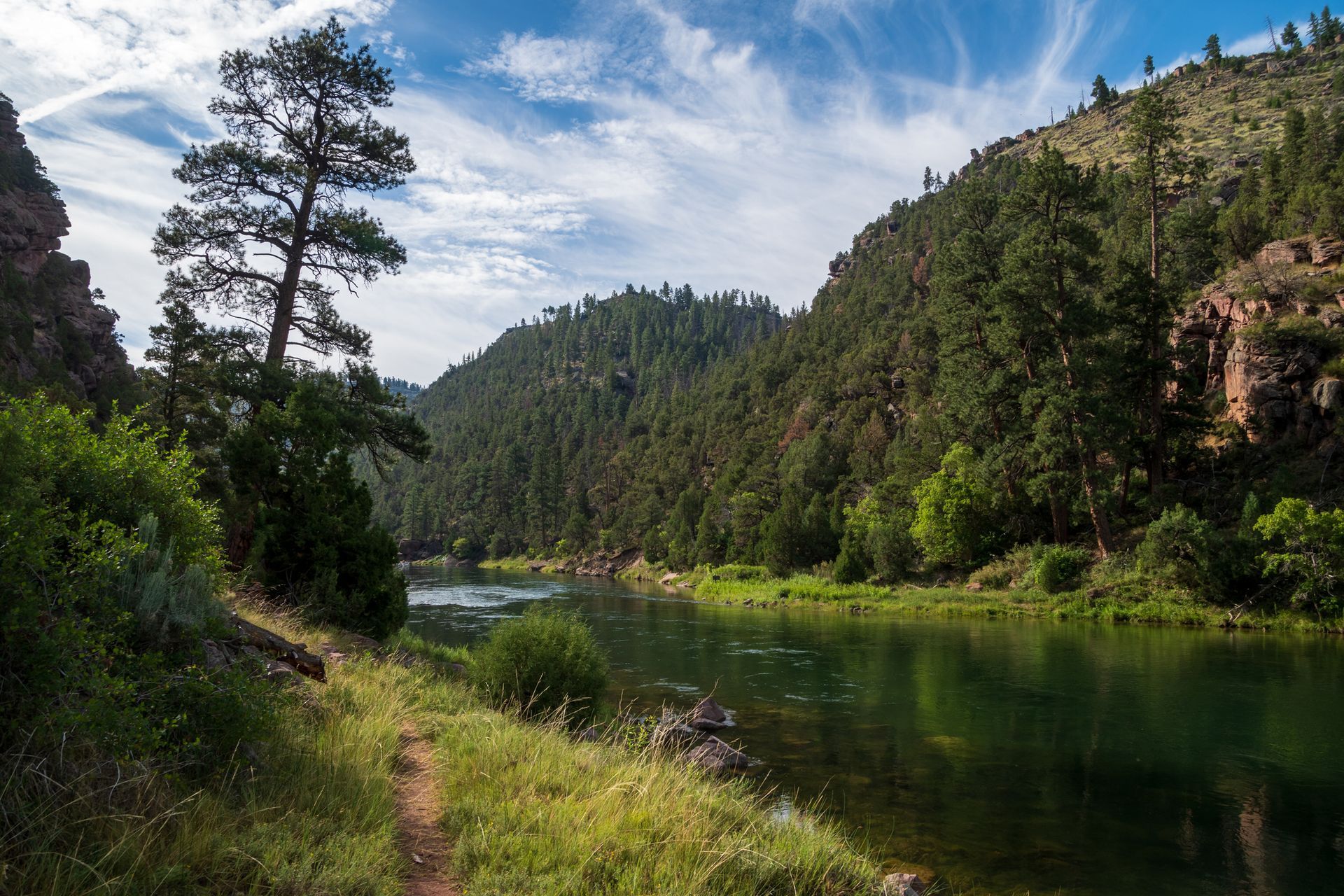 Snake River in Wyoming near Flaming Gorge