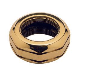 tap handle with polished finish