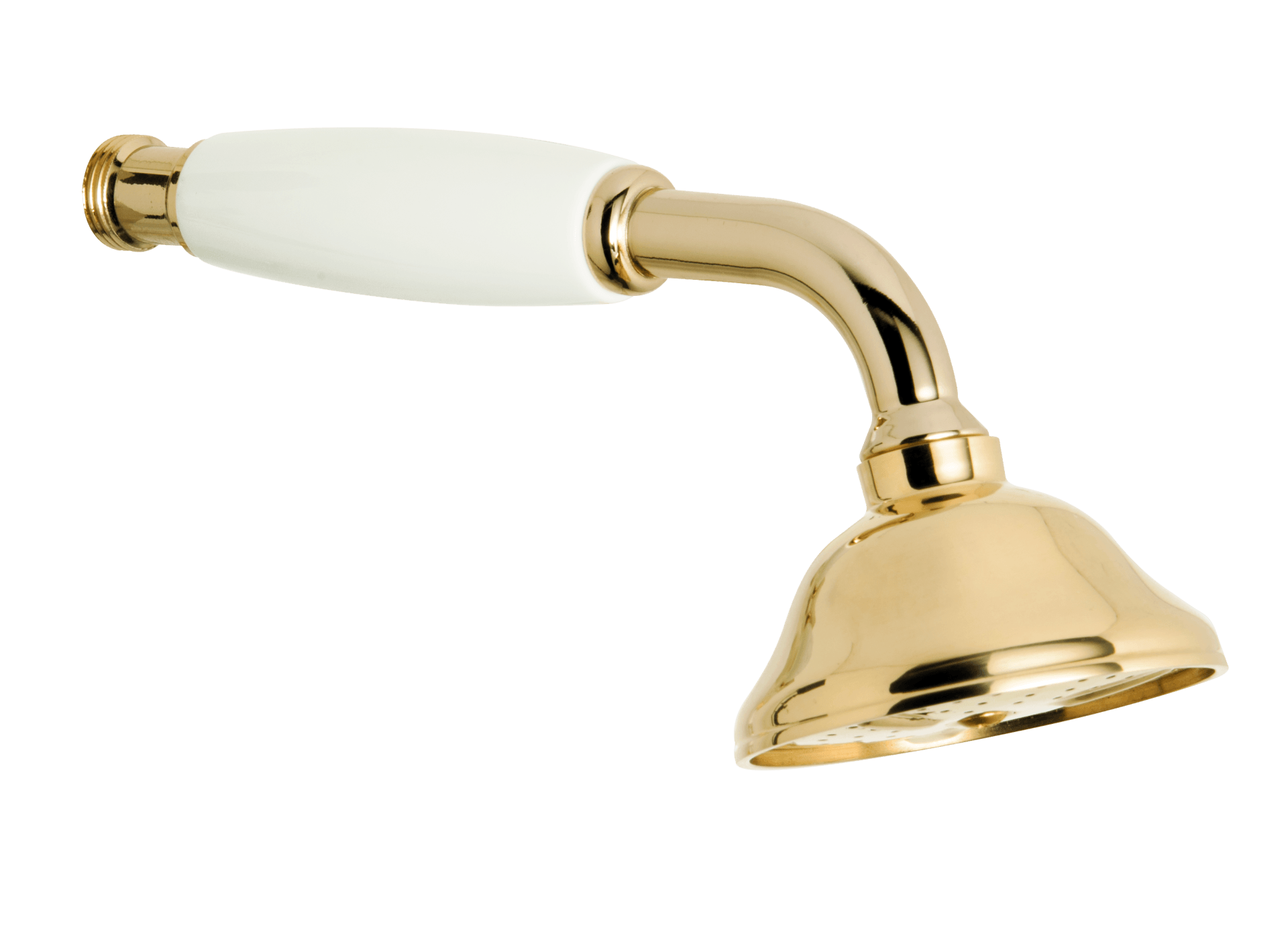 Doccetta di produzione italiana in ottone e porcellana