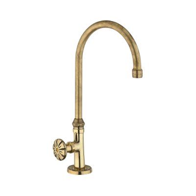 Rubinetto per esterni dorato