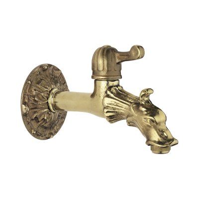 Rubinetteria per esterni a forma di drago