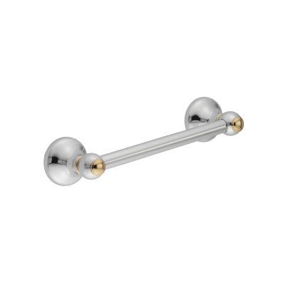 towel rail with brass finish