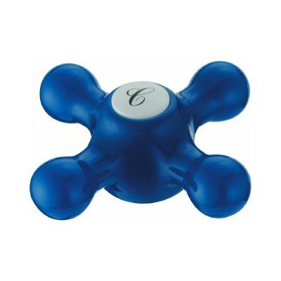 maniglia per rubinetto blu