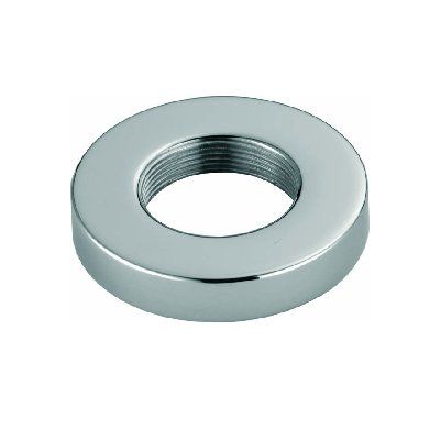 basetta cromata per rubinetto