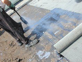 flat roofing - London - Canonbury Roofing - installing flat roof 