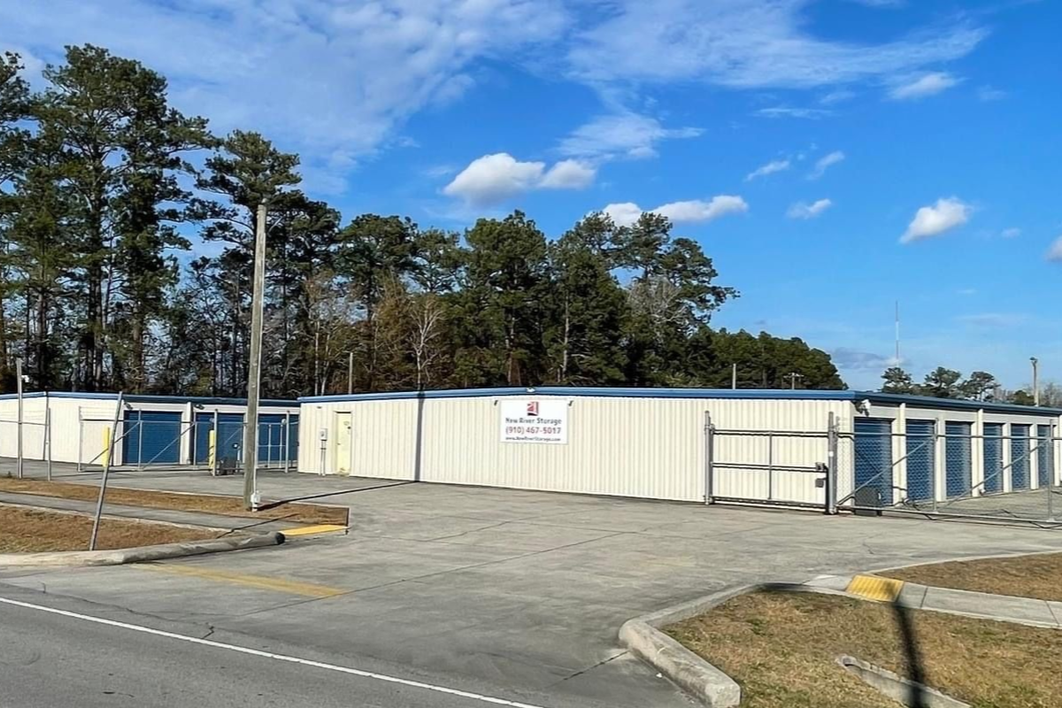 New River Storage on Broadhurst Road in Jacksonville, NC. 
