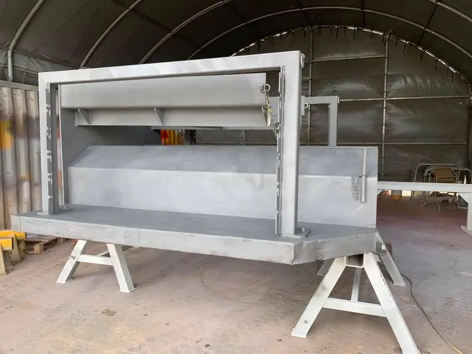 A Large, Gray Metal Structure With a Rectangular Frame — All Blast and Paint in Bakers Creek, QLD