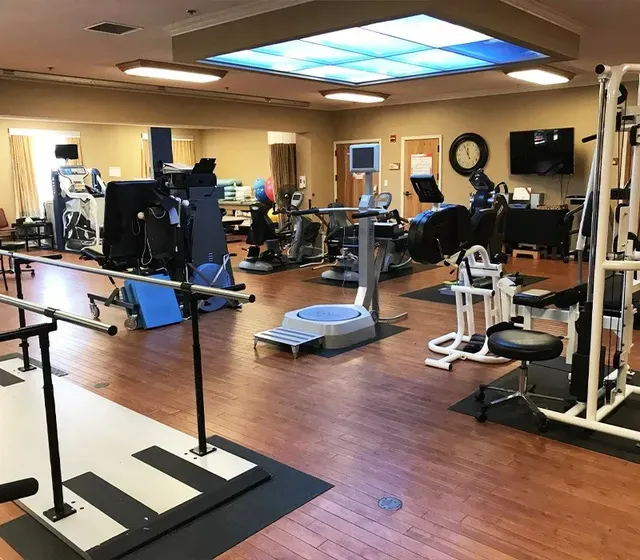 State-of-the art equipment for physical and occupational rehab services in the Aldersgate Village Recovery Center