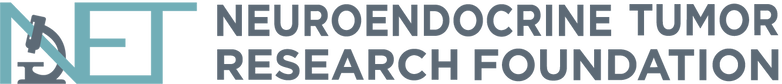 Logo for the Neuroendocrine Tumor Research Foundation. The letters