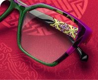 Logo for Coco Song Eyewear: Black text with a star graphic, and the word 