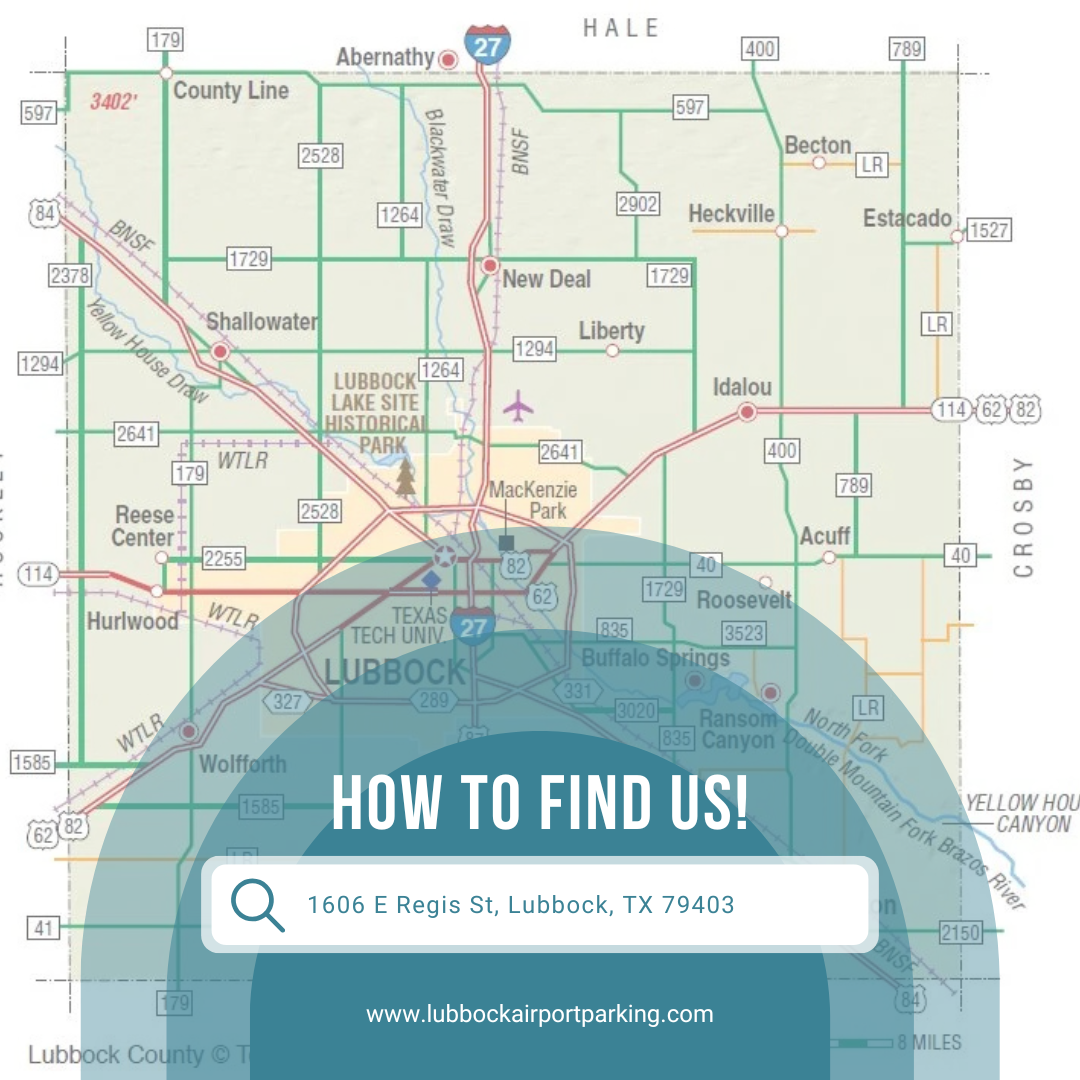 How to find Lubbock Airport Parking