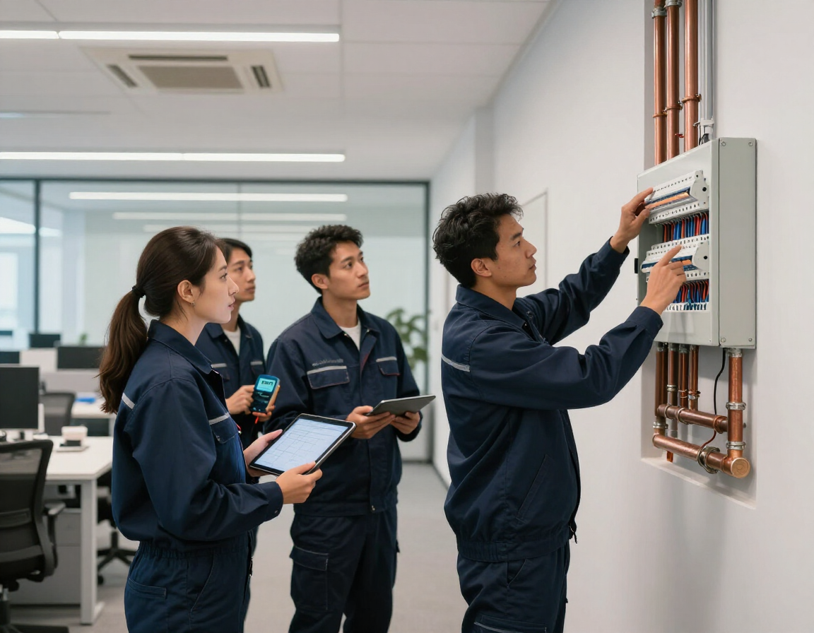 Mantenimiento técnico en espacio comercial