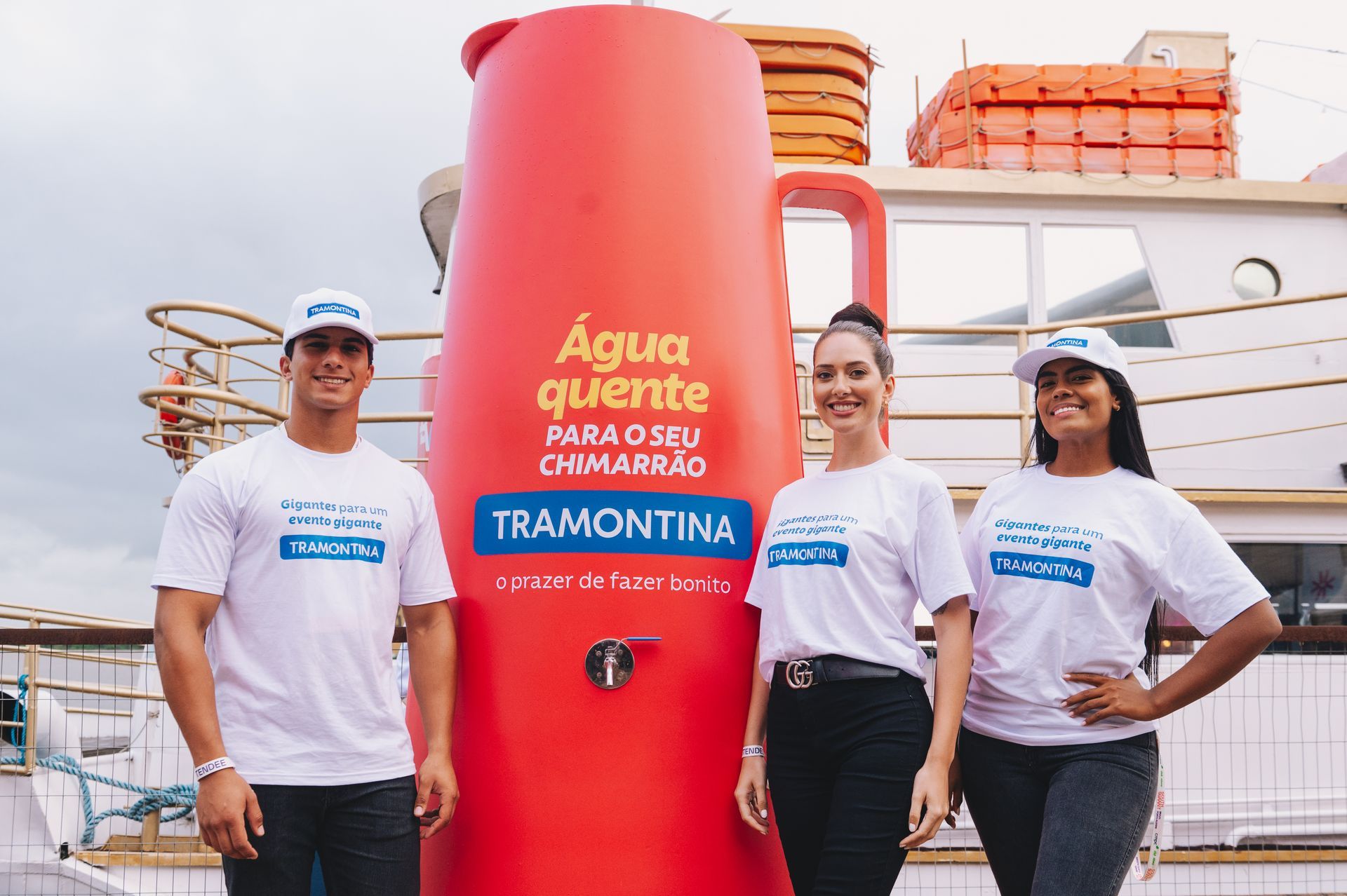 Ação de live marketing para a marca Tramontina no South Summit Brazil