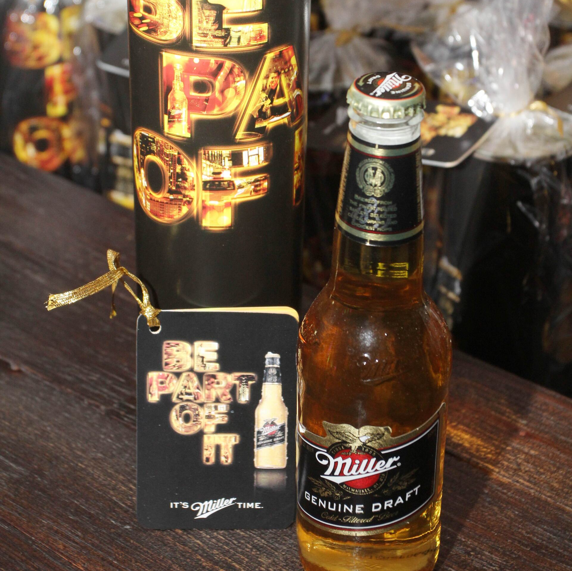 Evento de lançamento da cerveja americana Miller Genuine Draft. O mesmo  marcou a sua volta ao mercado consumidor brasileiro