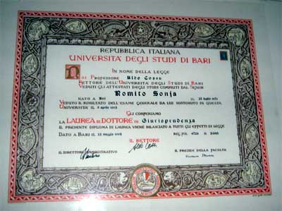 Laurea in giurisprudenza