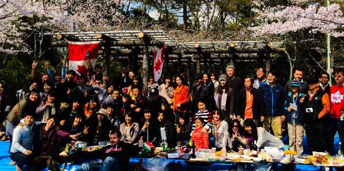 TJCS Hanami Party 2014, Group Photo