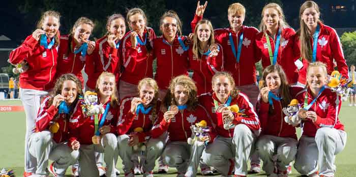 Team Canada Womens Field Hockey in Japan