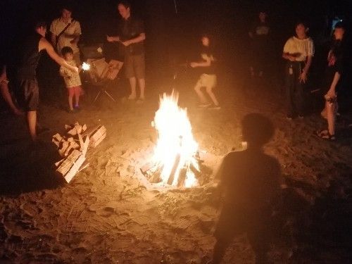 Campfire at Camp Canada