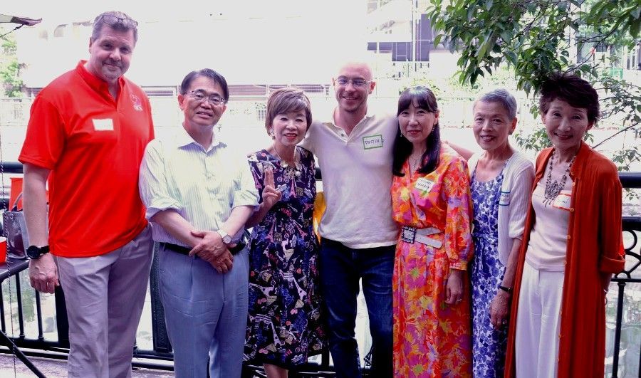 Governor of Aichi with Canada Day participants