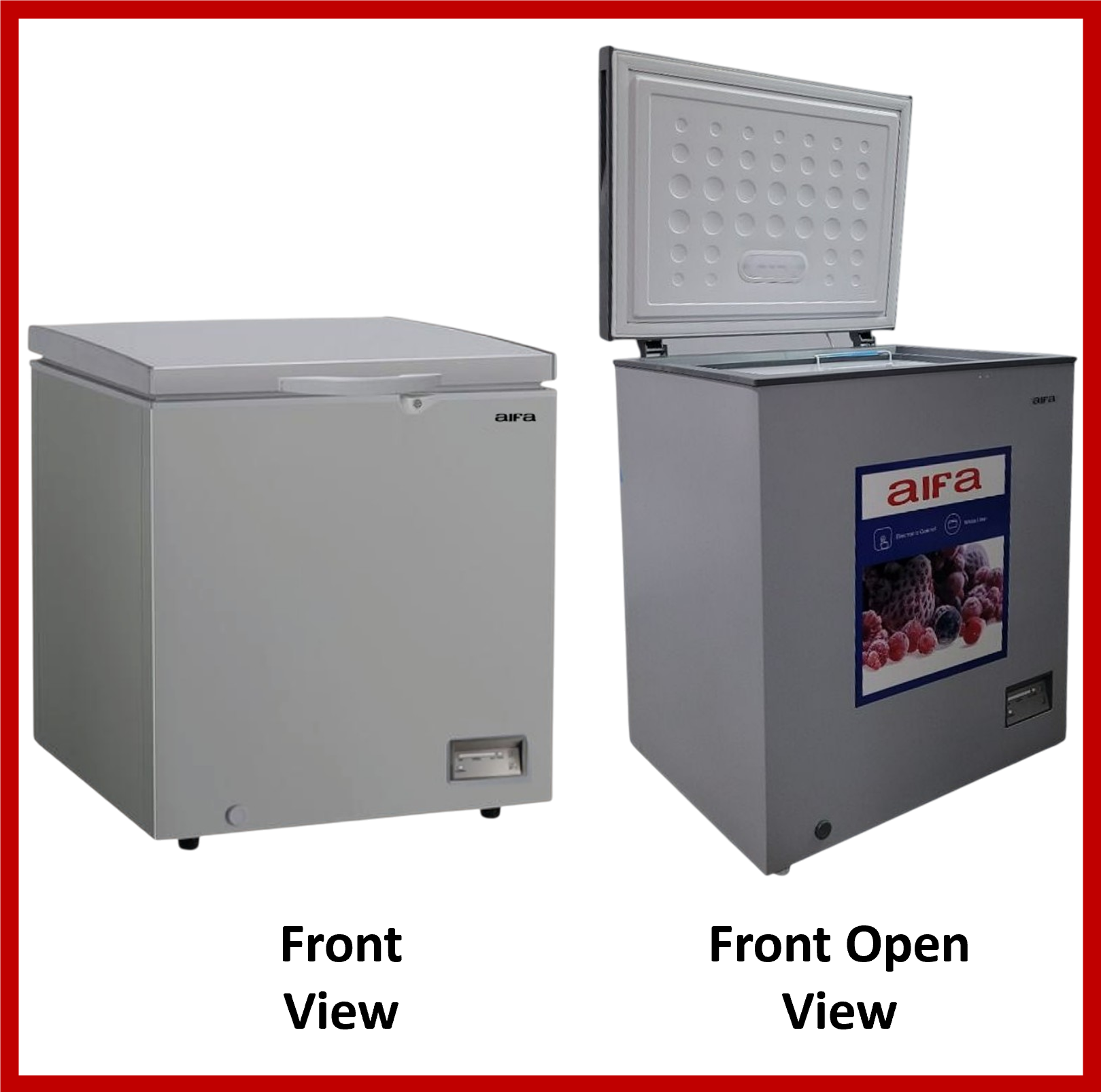 Aifa Commercial Chest Freezer, 200L Capacity, Top Opening Door - AD-H290