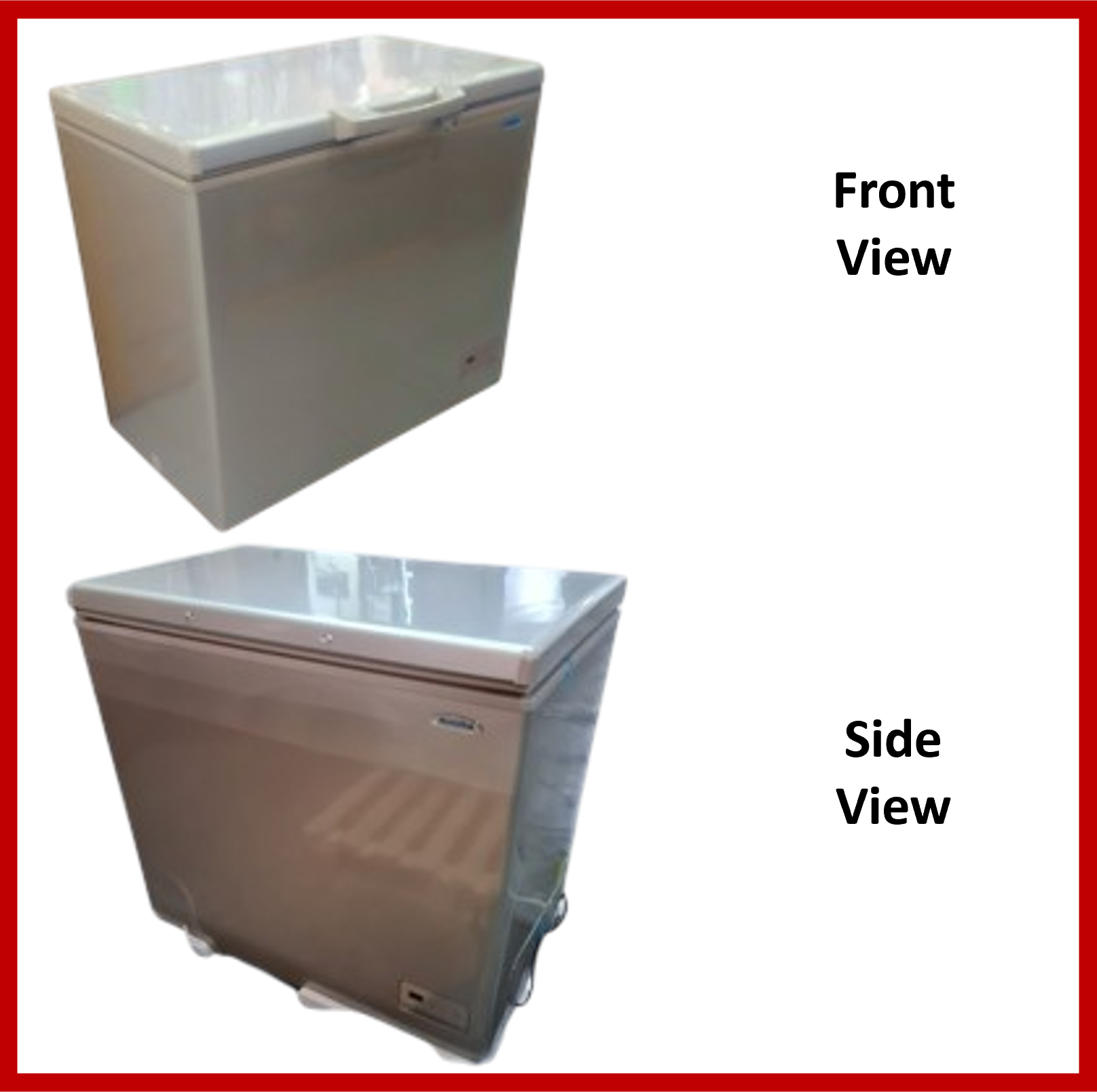 Aucma Commercial Chest Freezer, No Frost, 182L Capacity, Top Opening Door - BD-182WD