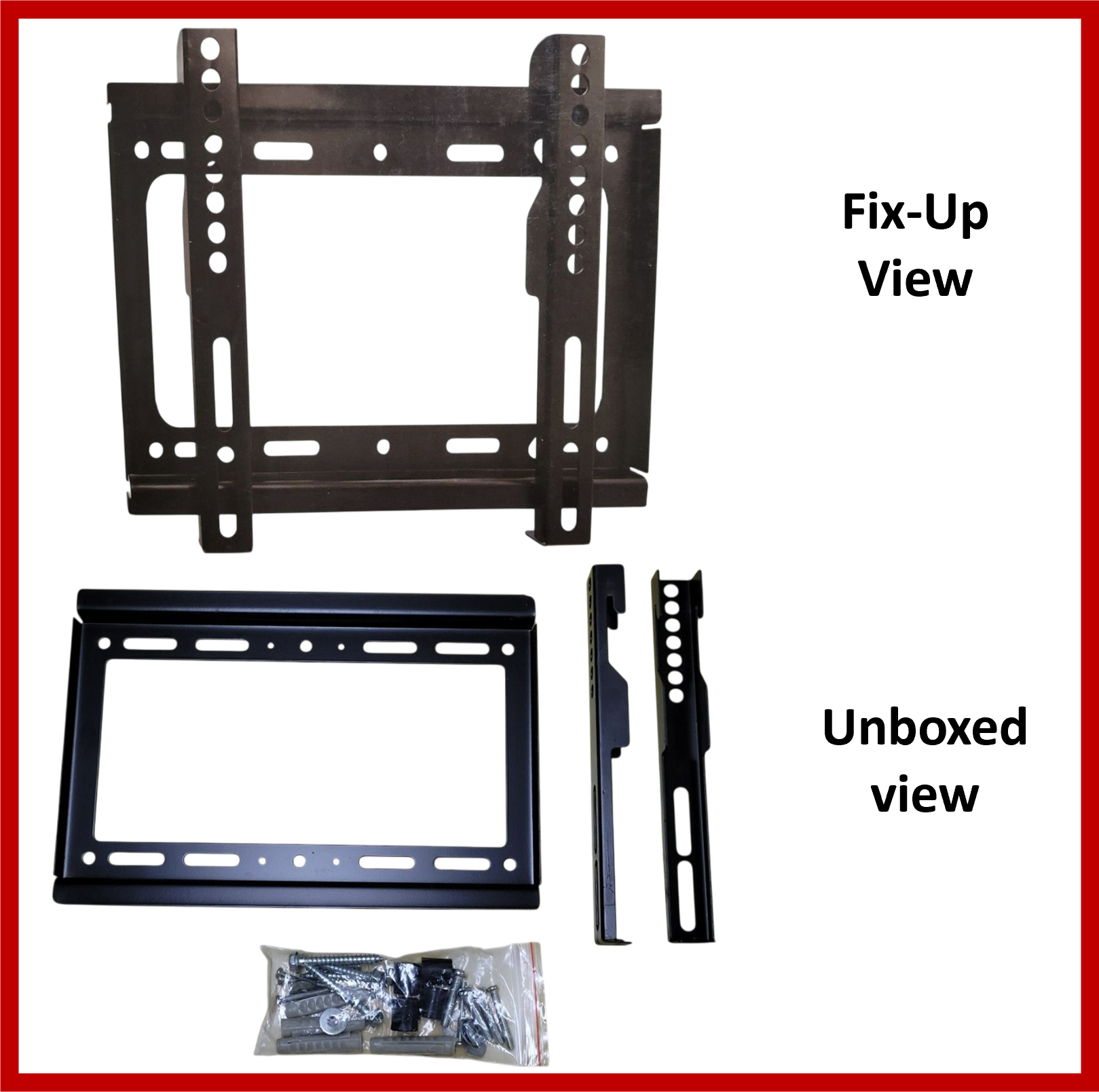 Aifa TV / Monitor Fixed Wall Mount Bracket - 14