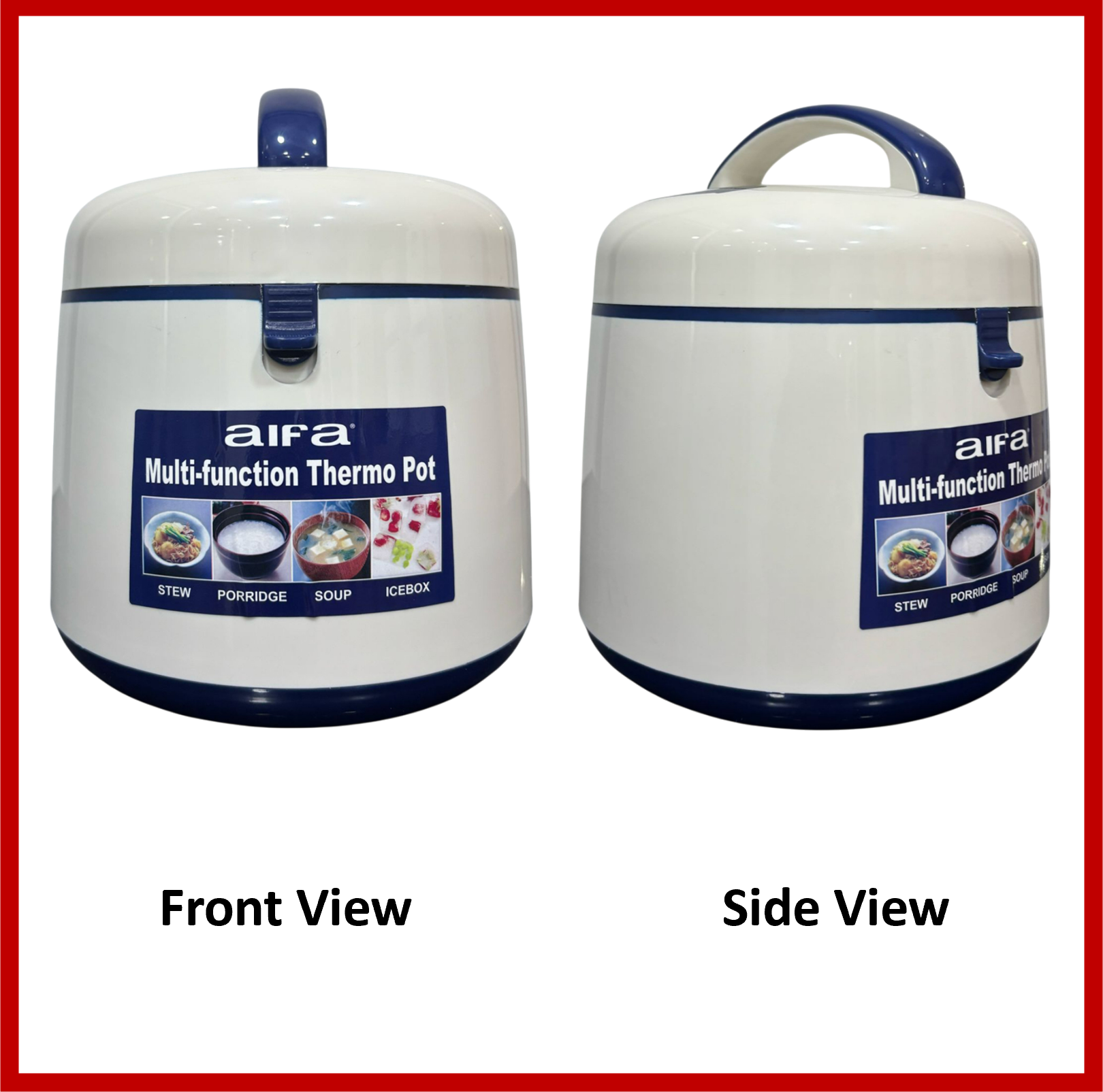 Aifa Thermo Cooking Pot, 2.5L Capacity, Supports Cold and Hot Retaining, Healthier, Safer - AKW-25-1