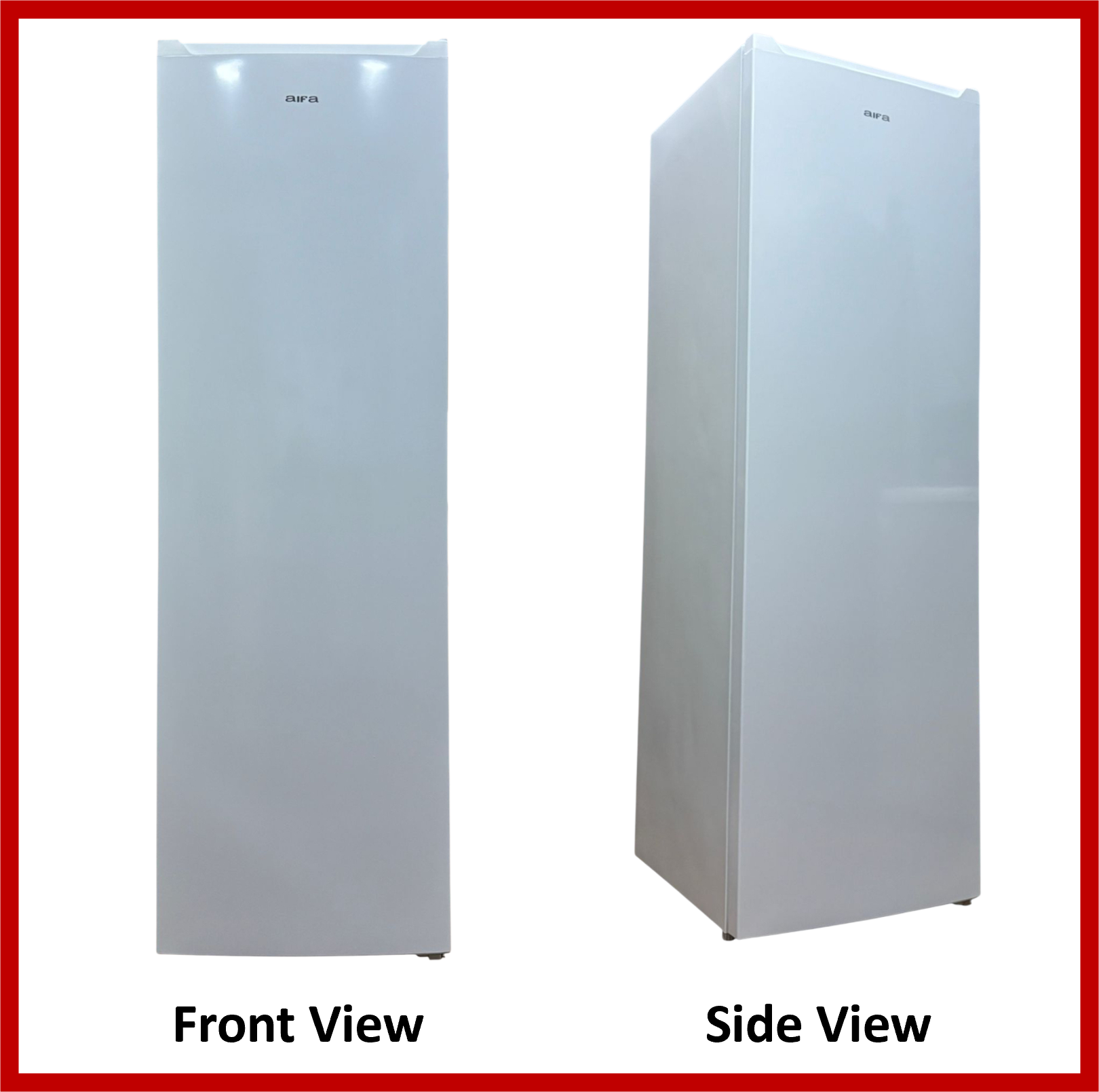 Aifa AF-H391 Upright Freezer, 204L Capacity, No Frost, Sleek White Design