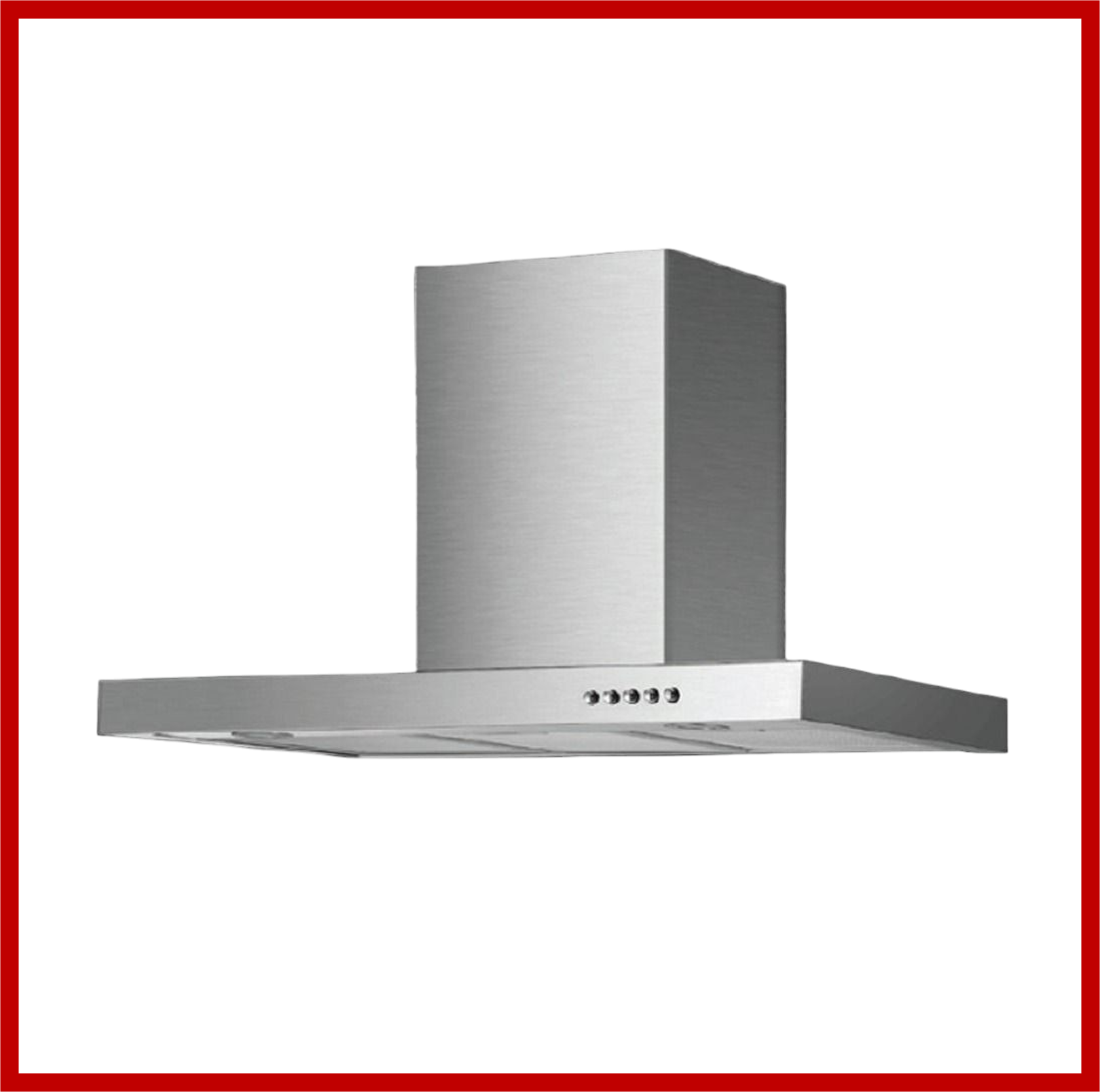 Aifa ACH-93TT7 Chimney Cooker Hood, Stainless Steel, Easy to use Push Button Controls, 1000m³/hr Air Flow Suction