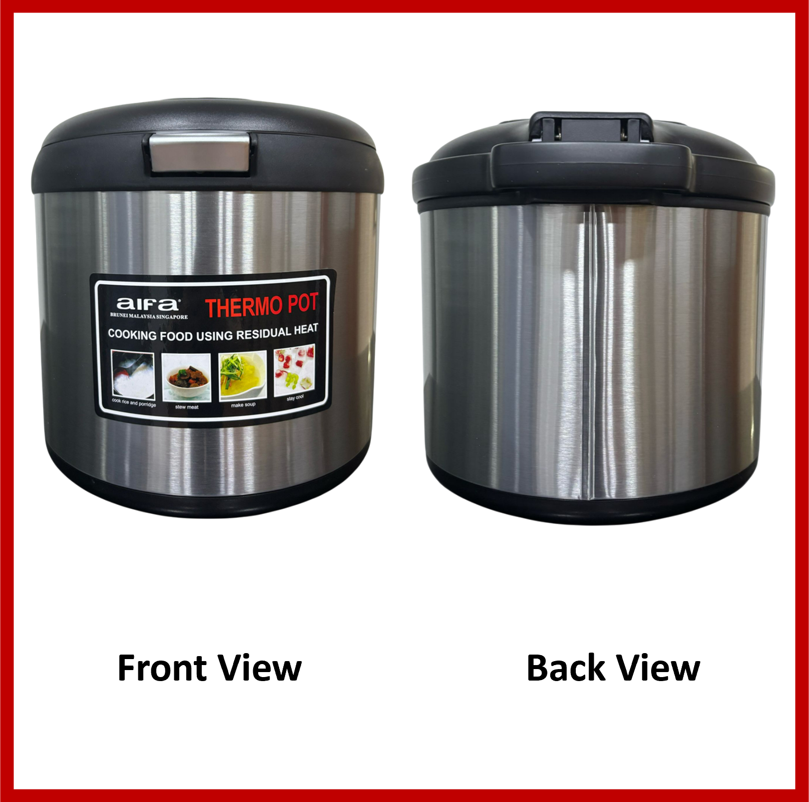 Aifa Thermo Cooking Pot, 7L Capacity, Supports Cold and Hot Retaining, Healthier, Safer - AKW-70-1