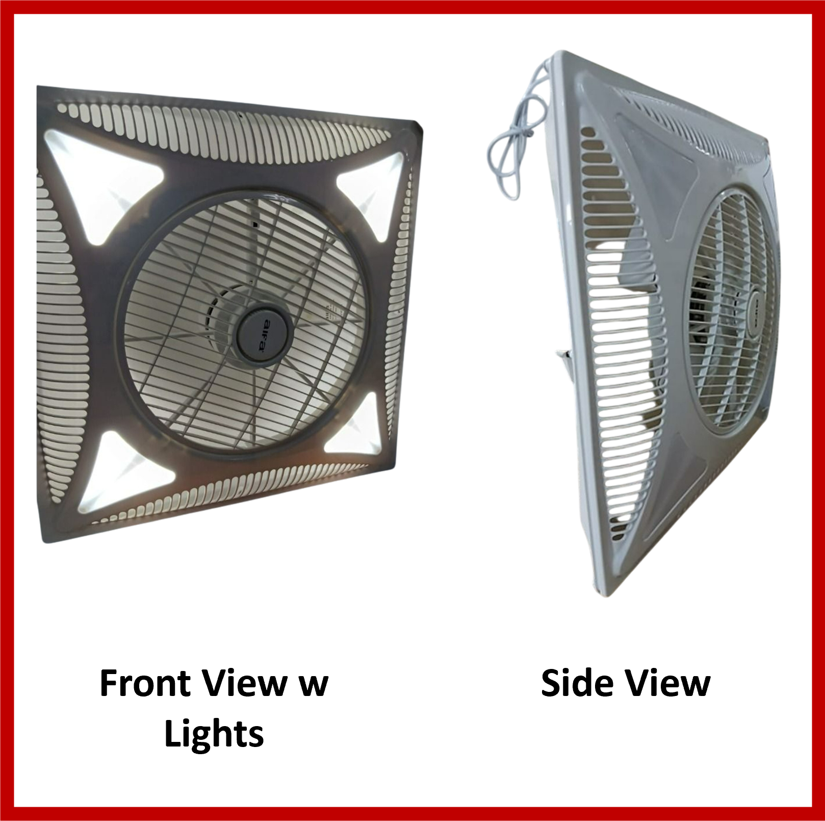 Aifa CEF-14 2*2 Surface Ceiling Fan, Lighting, Remote Controlled