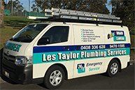les taylor plumbing services business logo