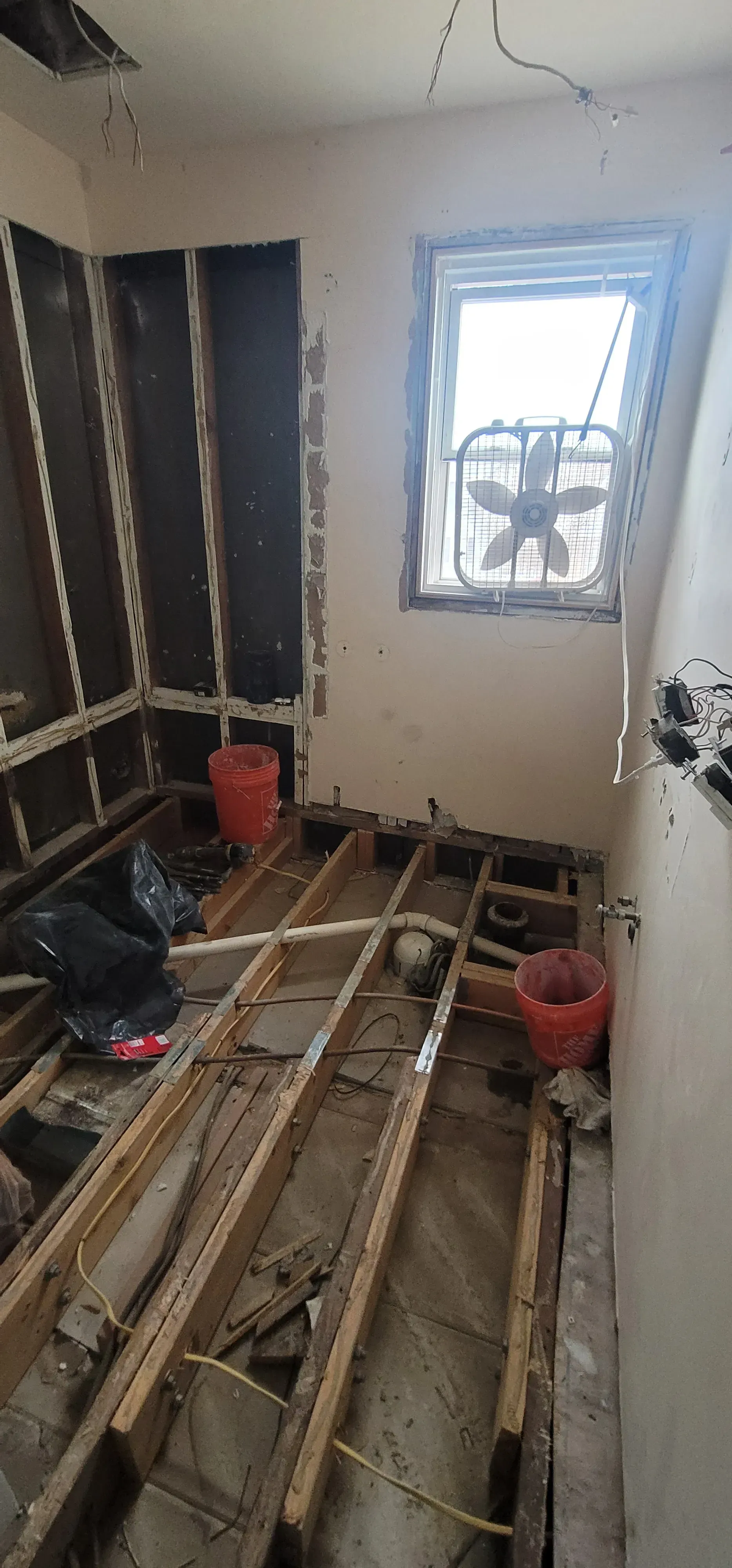 Room under renovation