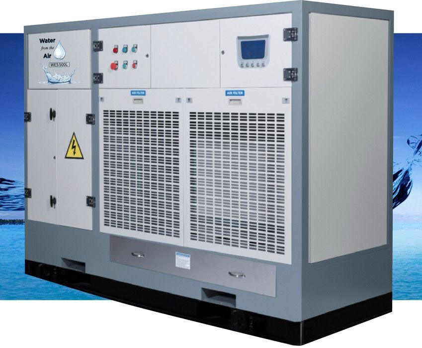 World Environmental Solutions 500 L per day commercial electrical air water generator