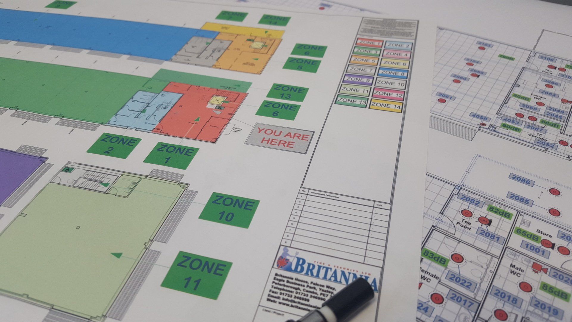 CAD Fire Alarm System Design
