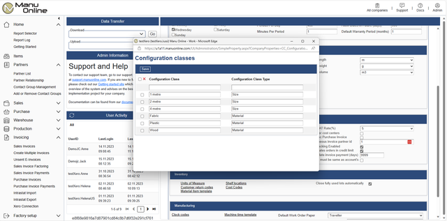 A computer screen is open to a page that says appending