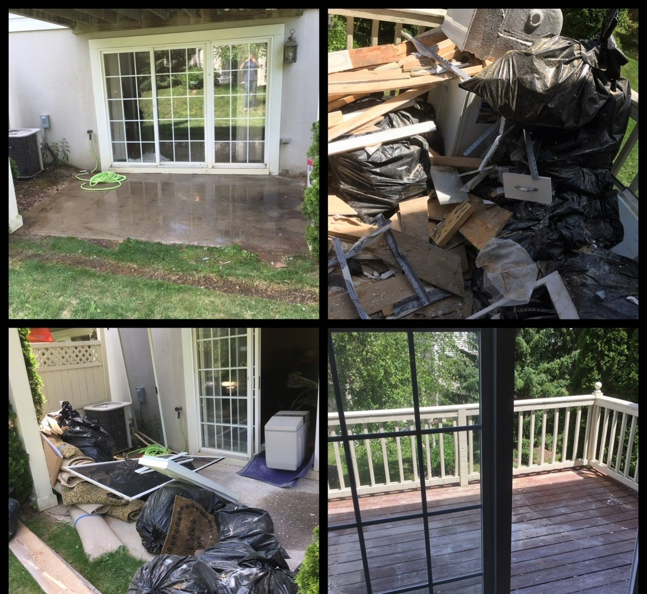 Collage of House Clean-Outs — Mahopac, NY — Local Boys