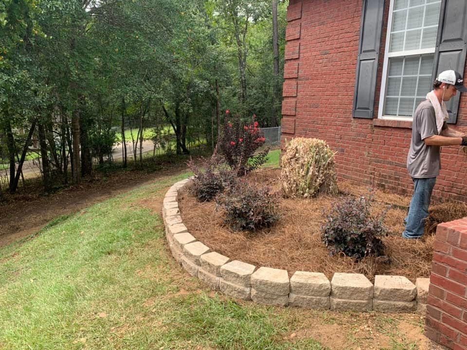 Flower Plot With Dry Grass — Mahopac, NY — Local Boys
