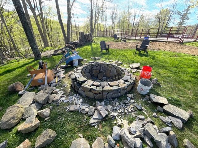 Fire Pit Installation — Mahopac, NY — Local Boys