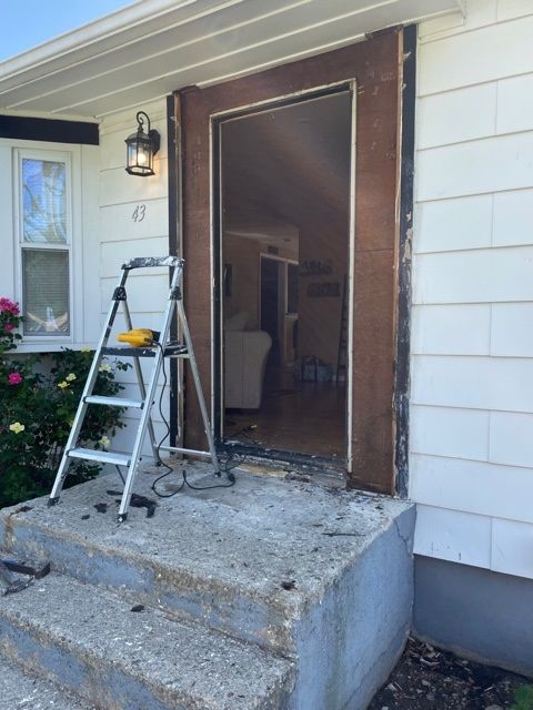 Repairing Door Frame — Mahopac, NY — Local Boys