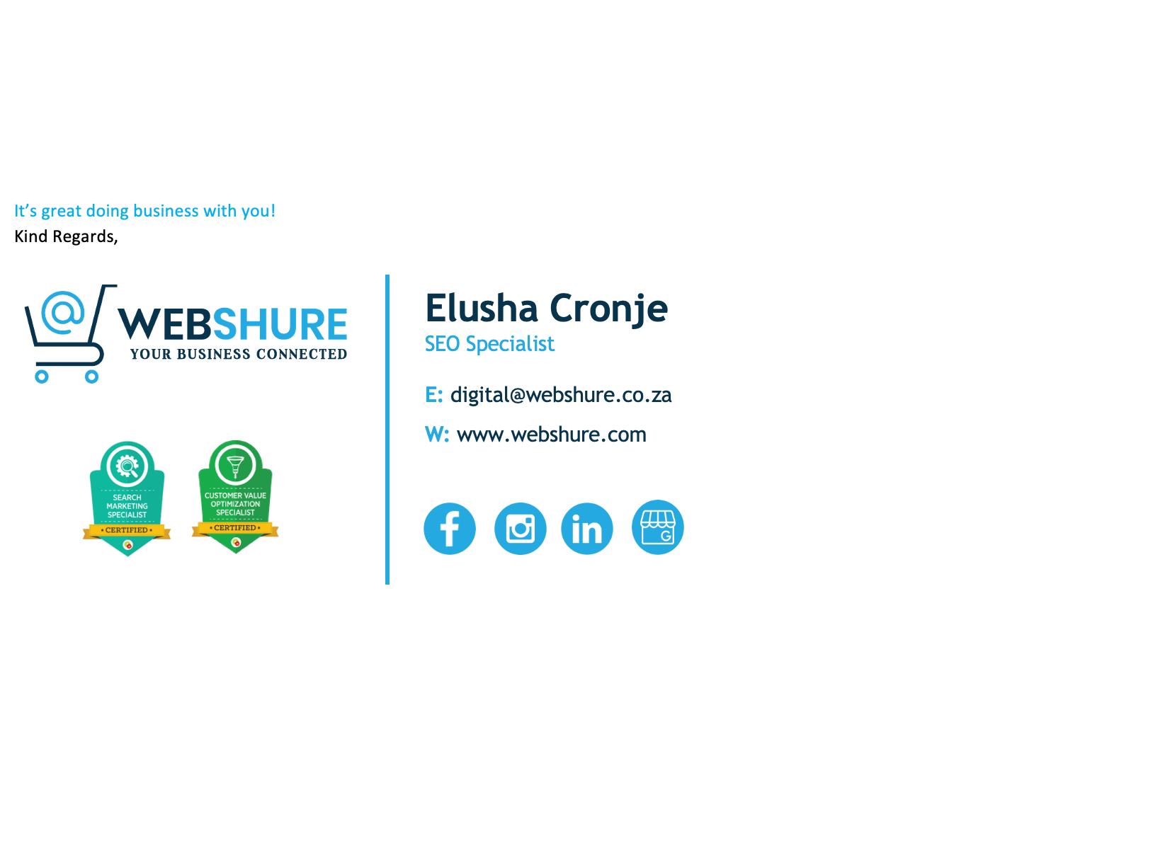 Email Signatures and Newsletters