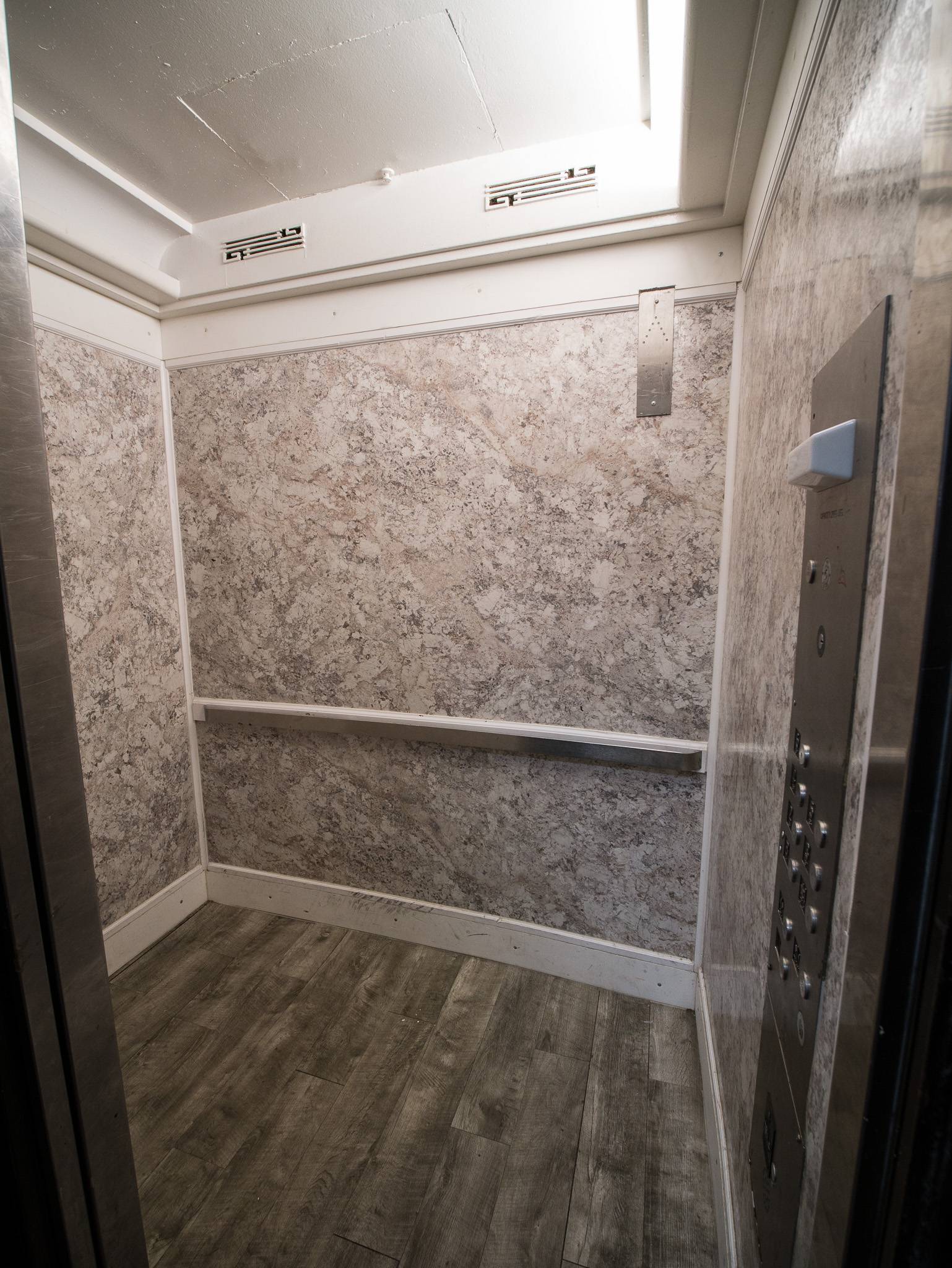 Elevator at Leading to Our One & Two Bedroom Apartments