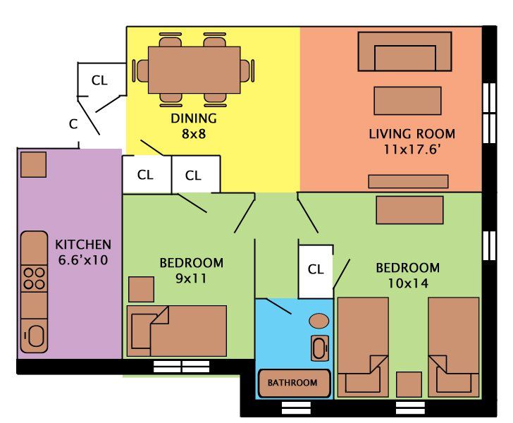 Two Bedroom Apartment Fairfield, CT | Bridgeport, CT | Stratford, CT