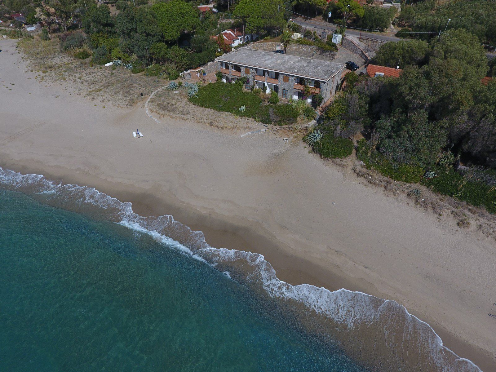 Vista aerea dell'intero comprensorio