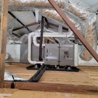 An attic AC repair in Chandler, OK by Caldwell Heat and Air