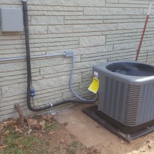 A HVAC installation in Chandler OK by Caldwell's Heat and Air