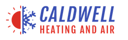 The logo for Caldwell Heating and Air in Chandler, OK
